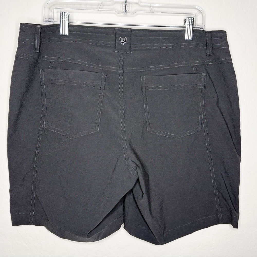 Kuhl Trekr Shorts Charcoal Gray 8” Hiking Outdoor Stretch Women’s Size 14 - Picture 5 of 11